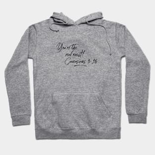 You're The Real Racist (Script) Hoodie